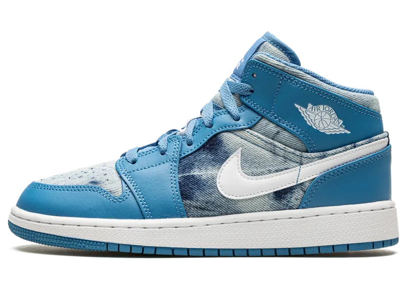 Air Jordan 1 Mid GS “Washed Denim” (DM8951-400)