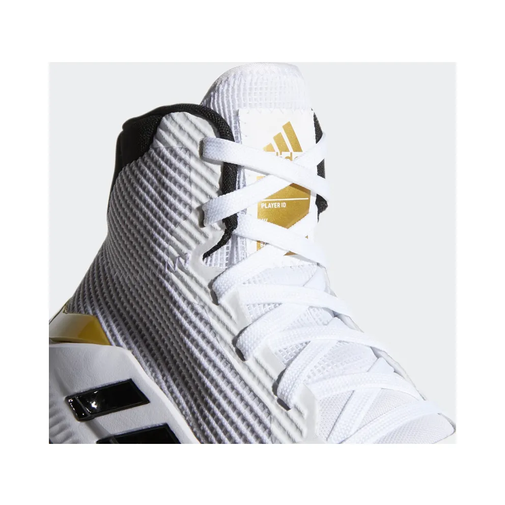 Adidas Pro Bounce 2019 ‘White Gold Metallic’ Cloud White/Core Black/Gold Metallic (EE3896)