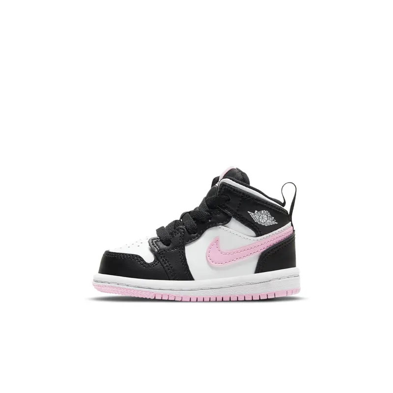 Jordan 1 Mid Black White Light Pink (644507-103)
