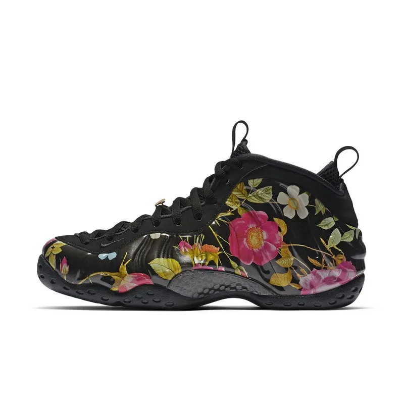 Nike Air Foamposite One Floral Black/Black-White (314996-012)