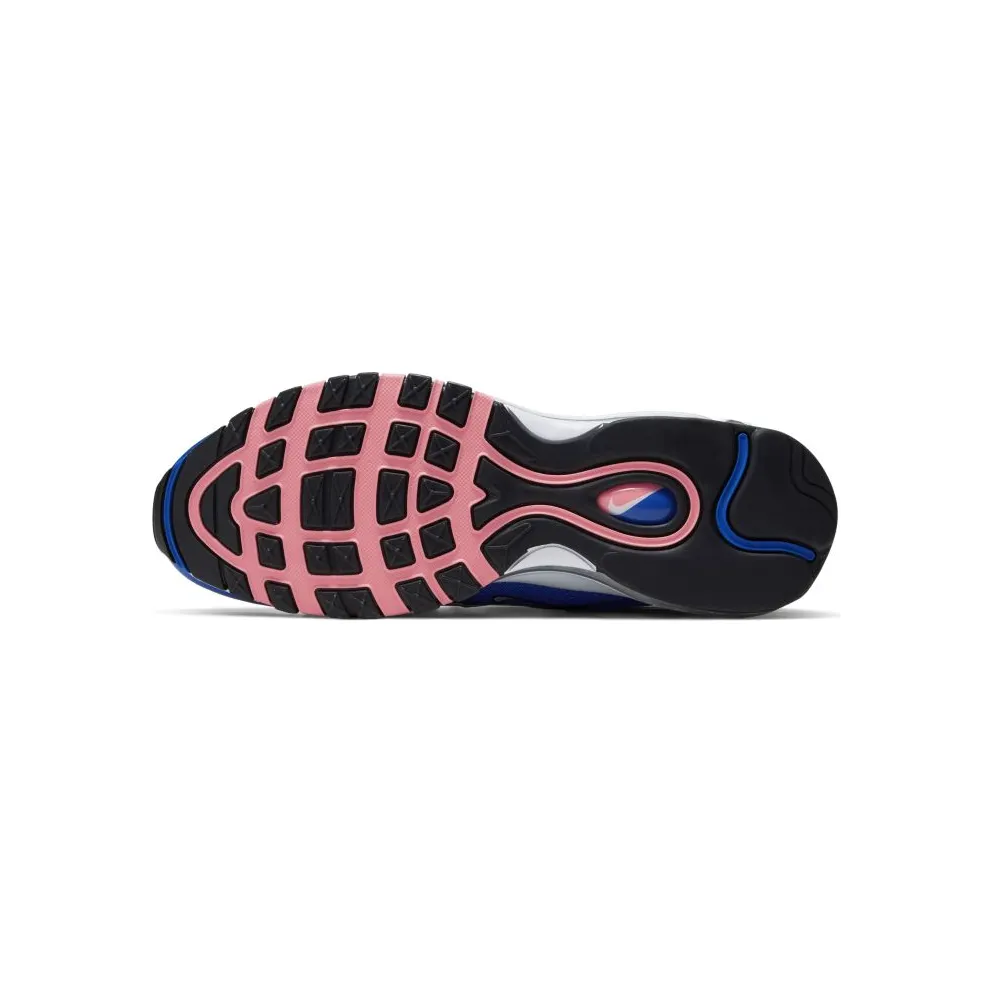 Nike Air Max 97 White Game Royal Pink Gaze White/Game Royal-Pink Gaze-Black (921826-107)
