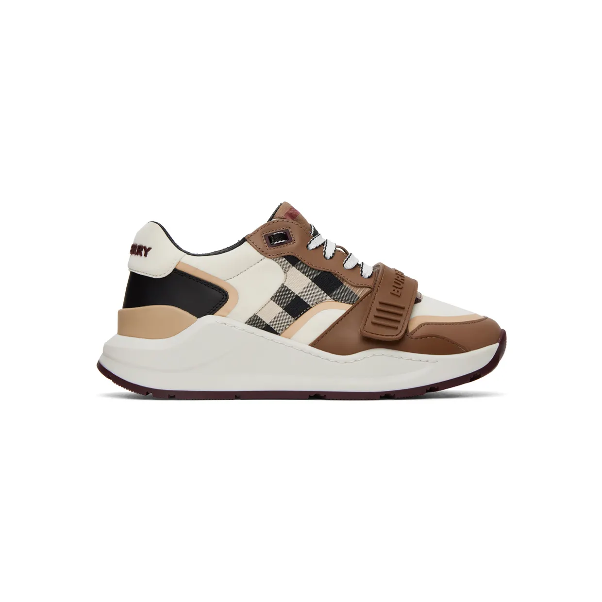 Burberry Brown Check Sneakers (8058874)