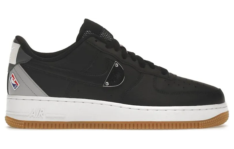 Nike Air Force 1 Low ’07 NBA Black Silver (CT2298-001)
