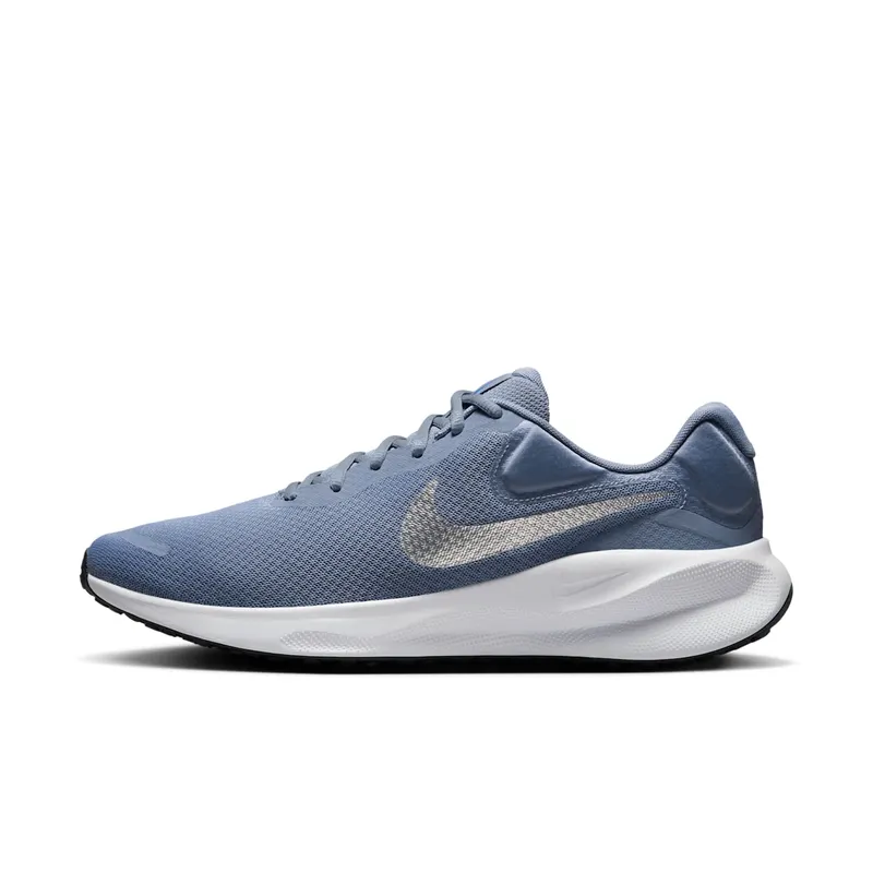 Nike Revolution 7 Ashen Slate White Hyper Royal Metallic Silver (FB2207-403)