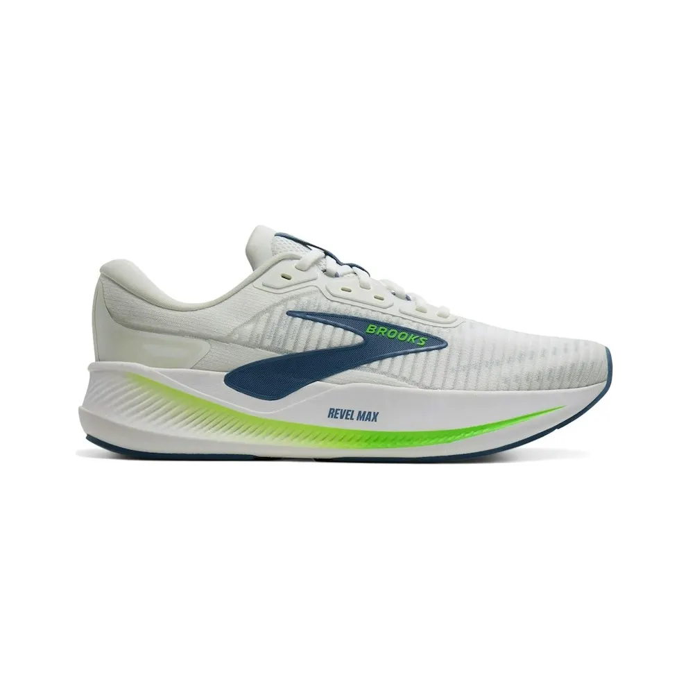 Brooks Revel Max White Moonlight Green Gecko (110482-1D-177)