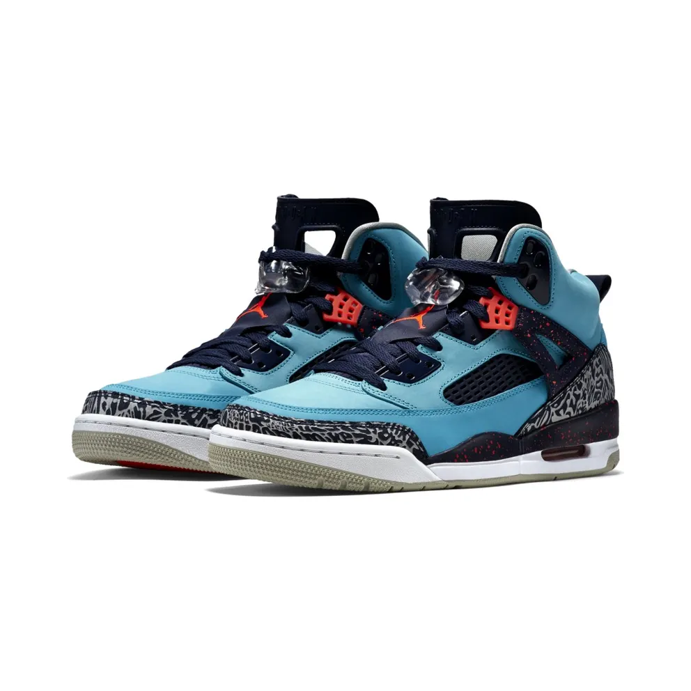 Jordan Spizike Turquoise Blue Turquoise Blue/Infrared 23-Midnight Navy-Neutral Grey (315371-408)
