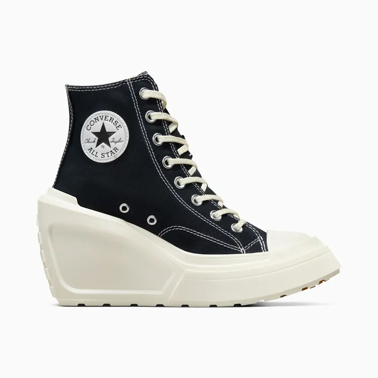 Converse Chuck 70 De Luxe Wedge Black/Black/Egret (A06478C)
