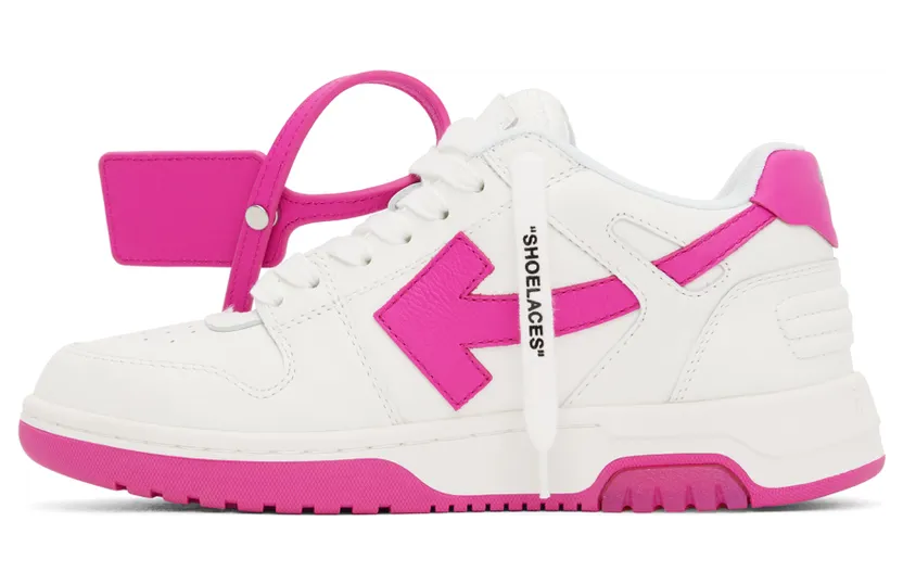 Off-White Out Of Office “White/Pink” (OWIA259F22LEA0010132) (3)