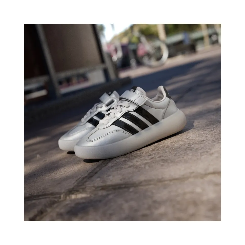 Adidas BARREDA DECODEREN Shoes Kids Silver Metallic / Core Black / Chalk White (JP6719)