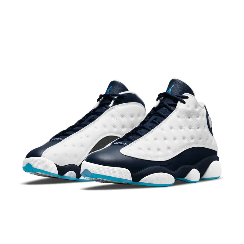 Air Jordan 13 Obsidian – “White / Obsidian / Dark Powder Blue” (414571-144)