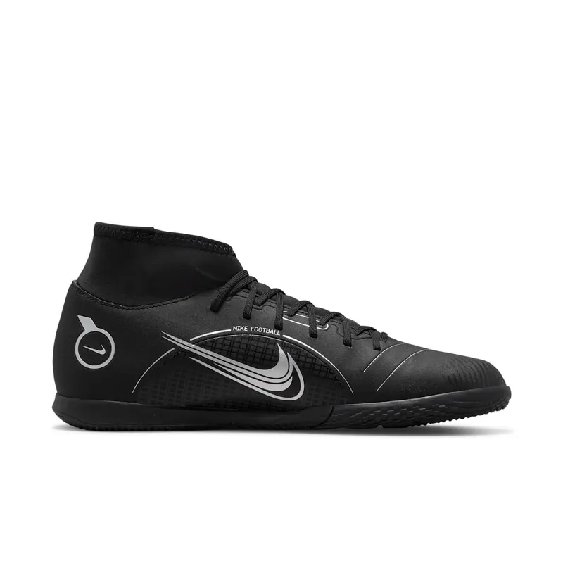 Nike Superfly 8 Club IC Black Metallic Silver (DJ2907-007)