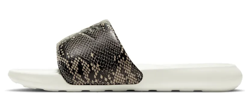 Nike Victori One Slipper met print voor dames Grijs (CN9676-007)