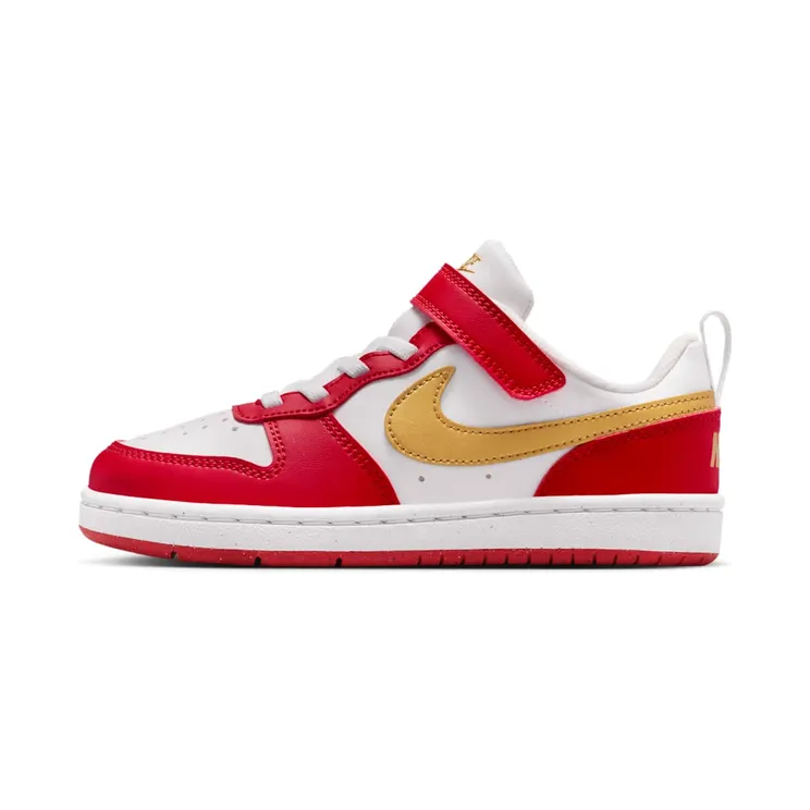 Nike Court Borough Low Recraft White University Red Gold (DV5457-137)