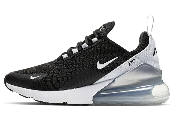 Nike Air Max 270 Black White Pure Platinum (W) (AH6789-013)
