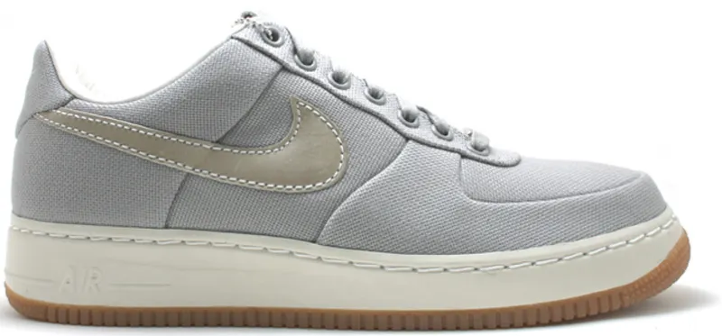Nike Air Force 1 Low Supreme Canvas Medium Grey Medium Grey/Sail-White (316133-011)