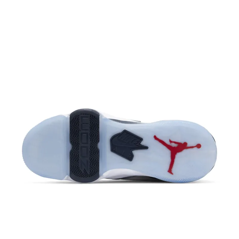 Jordan Zoom 92 Olympic White/Obsidian-True Red-Metallic Silver (CK9183-101)