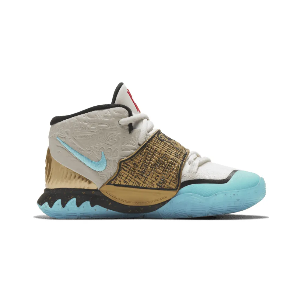 Nike Kyrie 6 Concepts Golden Mummy (PS) Sand/Teal-Metallic Gold (CV5573-149)