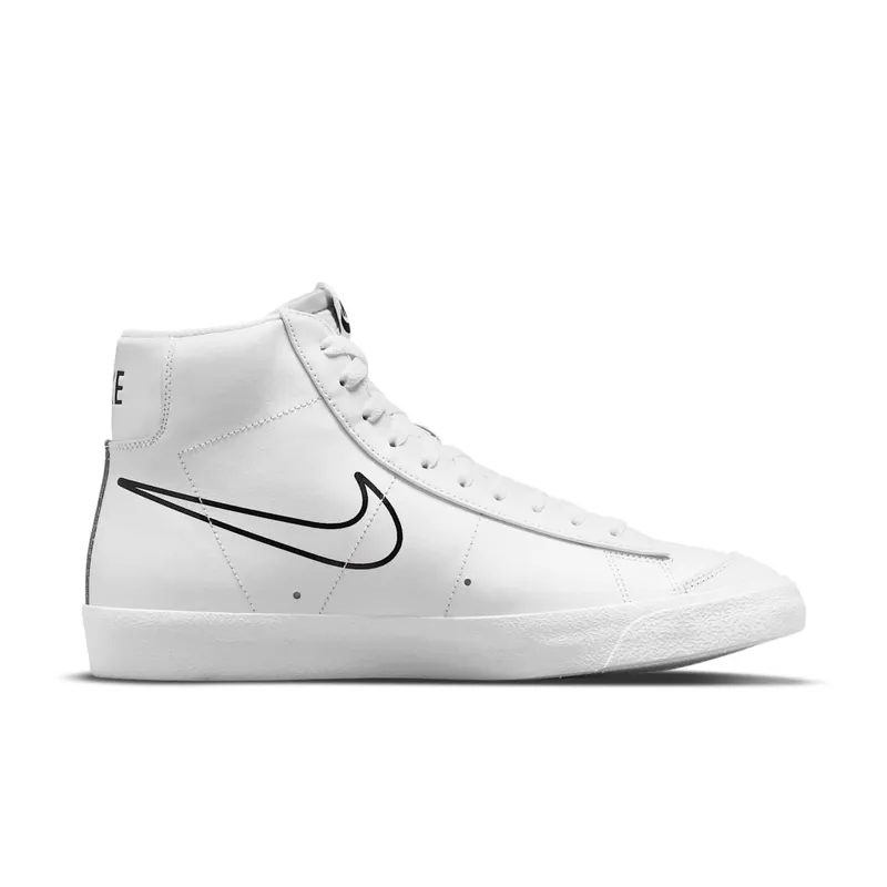 Nike Blazer Mid 77 Multi Swoosh White Team Orange (2021) (DN7996-100)