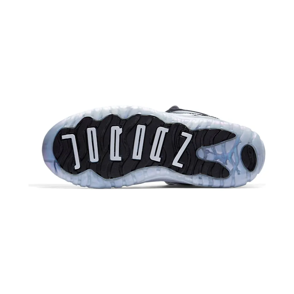 Jordan 11 Retro Low Iridescent (PS) White/Black-Emerald Rise (505835-145)