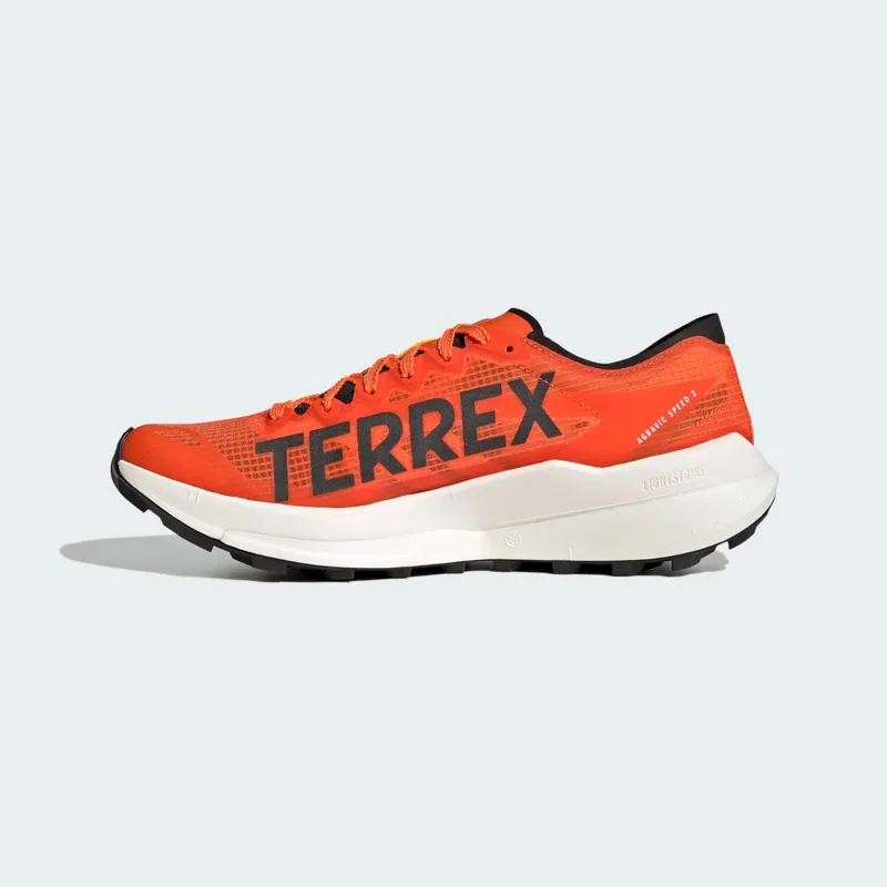 Adidas Terrex Agravic Speed 2 Trail Running Shoes Semi Impact Orange / Core Black / Lucid Tangerine (JR9102)