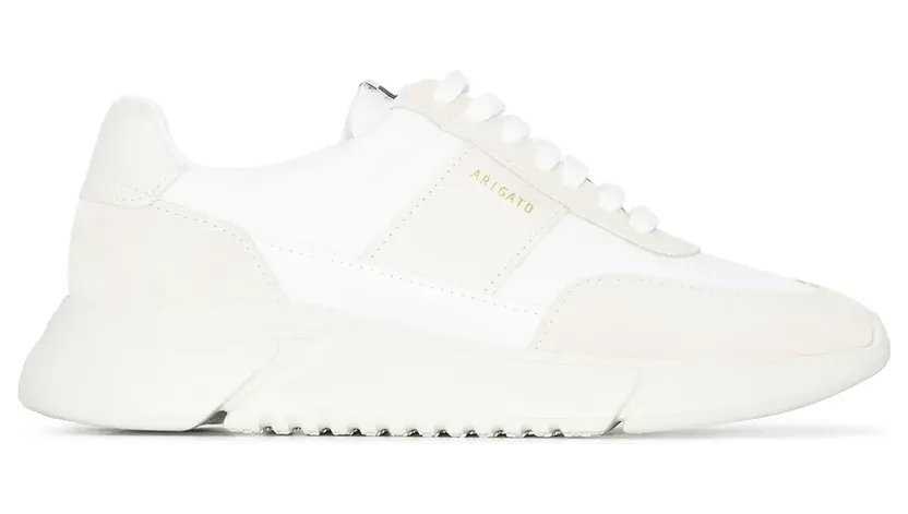 Axel Arigato White & Grey Genesis Vintage Runner Sneakers (84077)