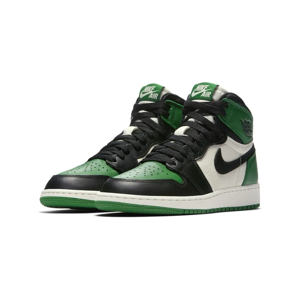 Jordan 1 Retro High Pine Green (GS) Pine Green/Sail-Black (575441-302)