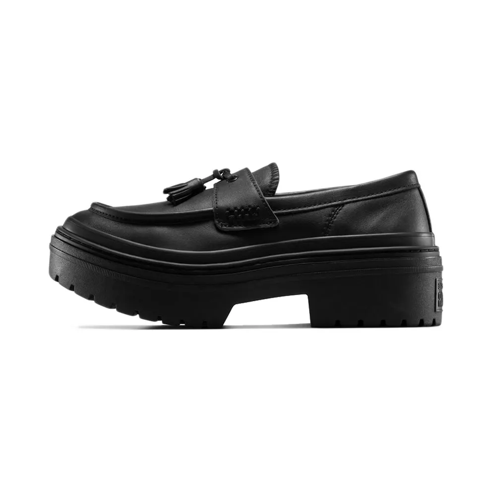 Converse Chuck Taylor All Star Lugged Heel Loafer Platform Leather Black/Black/Black (A14707C)