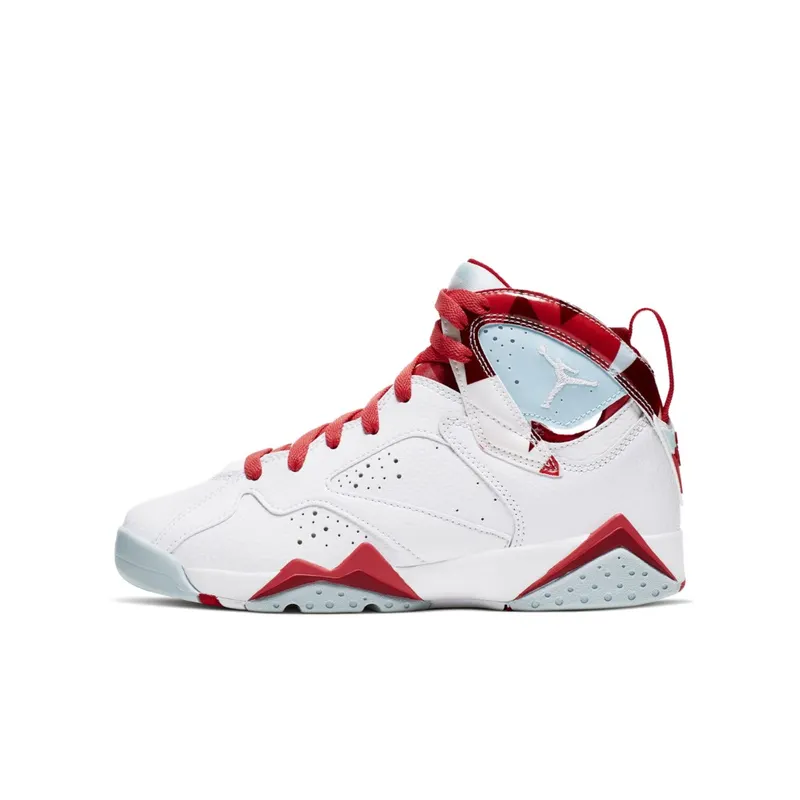 Jordan 7 Retro Topaz Mist (GS) White/White-Topaz Mist-Ember Glow-Gym Red (442960-104)