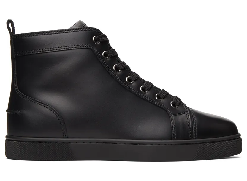 Christian Louboutin Black Louis High-Top Sneakers (3091177)
