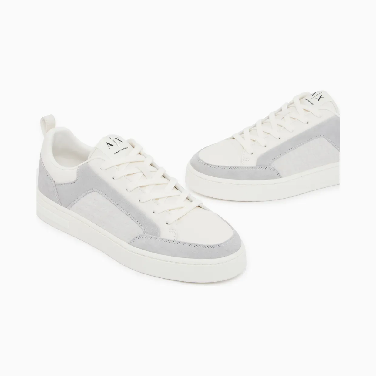 Armani Suede With All-Over Logo And Rubber Sole (XM003388-AF27475-U0003) (5)