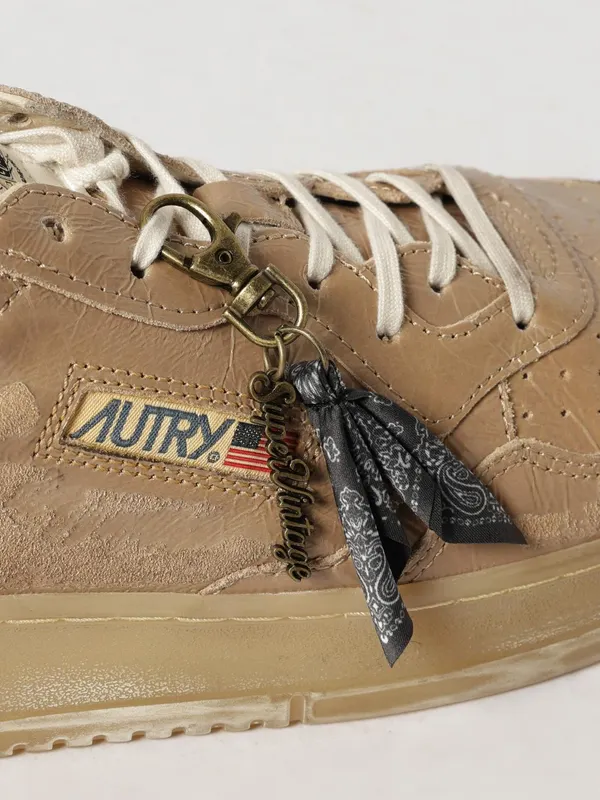 Autry Medalist Low Super Vintage Patent Leather Sneakers with Worn Effect Brown (AVLMTW01) (3)