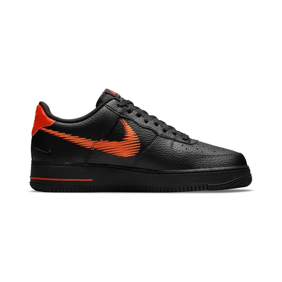 Nike Air Force 1 Low Zig Zag Black Orange (2021) “Black / Team Orange / Total Orange” (DN4928-001)