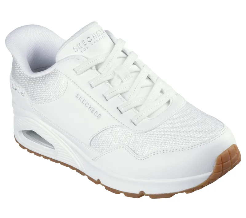 Skechers Slip-ins: Uno – Banksia – White – “White” (177117 WHT)