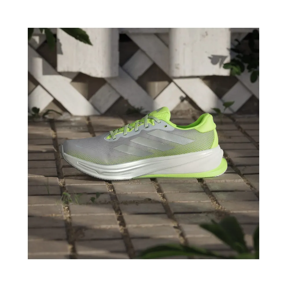 Adidas Supernova Rise 2 Running Shoes Halo Silver / Silver Metallic / Lucid Lemon (JS1888)