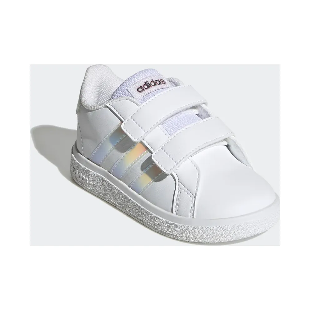 Adidas Grand Court Lifestyle Court Hook and Loop Cloud White / Iridescent / Cloud White (GY2328)