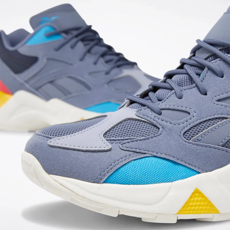 Reebok Aztrek 96 Shoes Indigo / Cyan / Pink