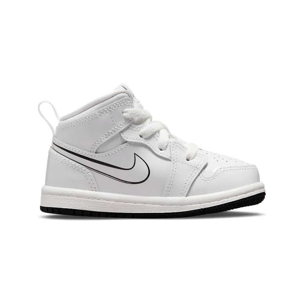 Jordan 1 Mid Schematic “White / Black” (DQ1865-100)