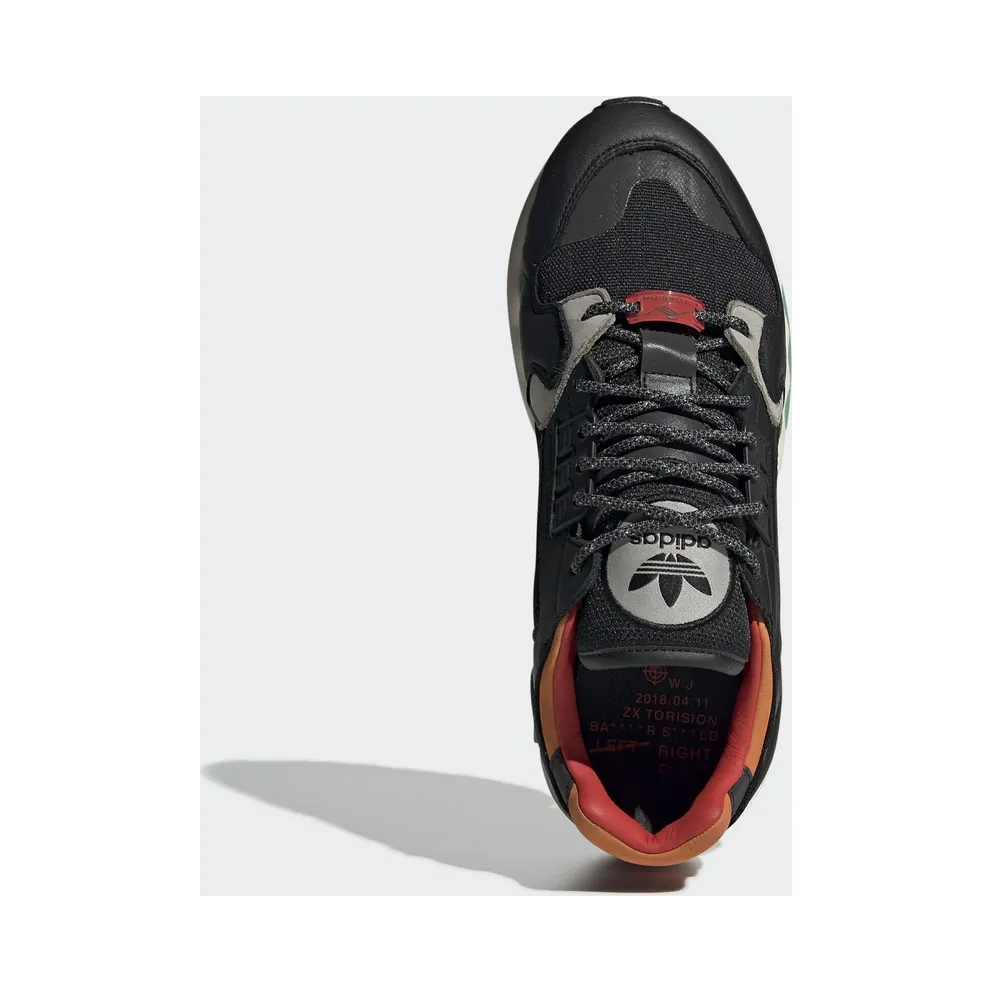 adidas ZX Torsion Black Orange Green Core Black/Orange/Bold Green (EE5553)