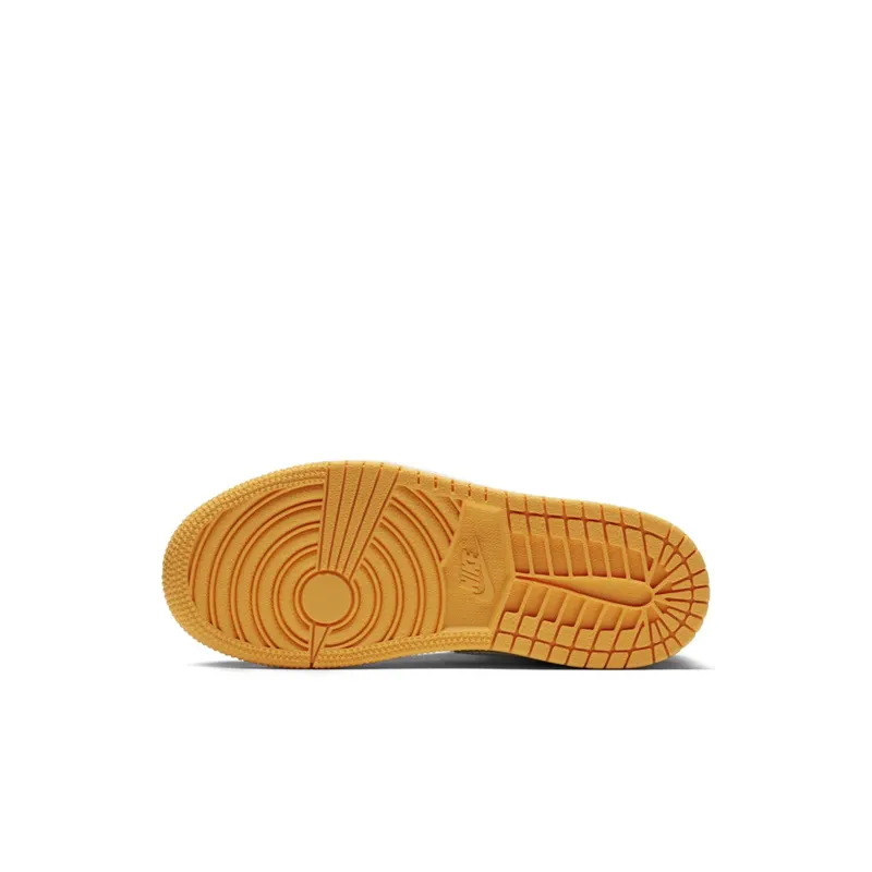 Jordan  1 Mid Black Laser Orange Bright Melon (PS) Black/Laser Orange-Bright Melon-White (640737-003)