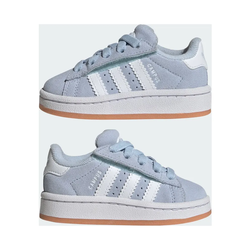Adidas Campus 00s Comfort Closure with Elastische Veters Crystal Sky / Cloud White / Gum (JQ2001)