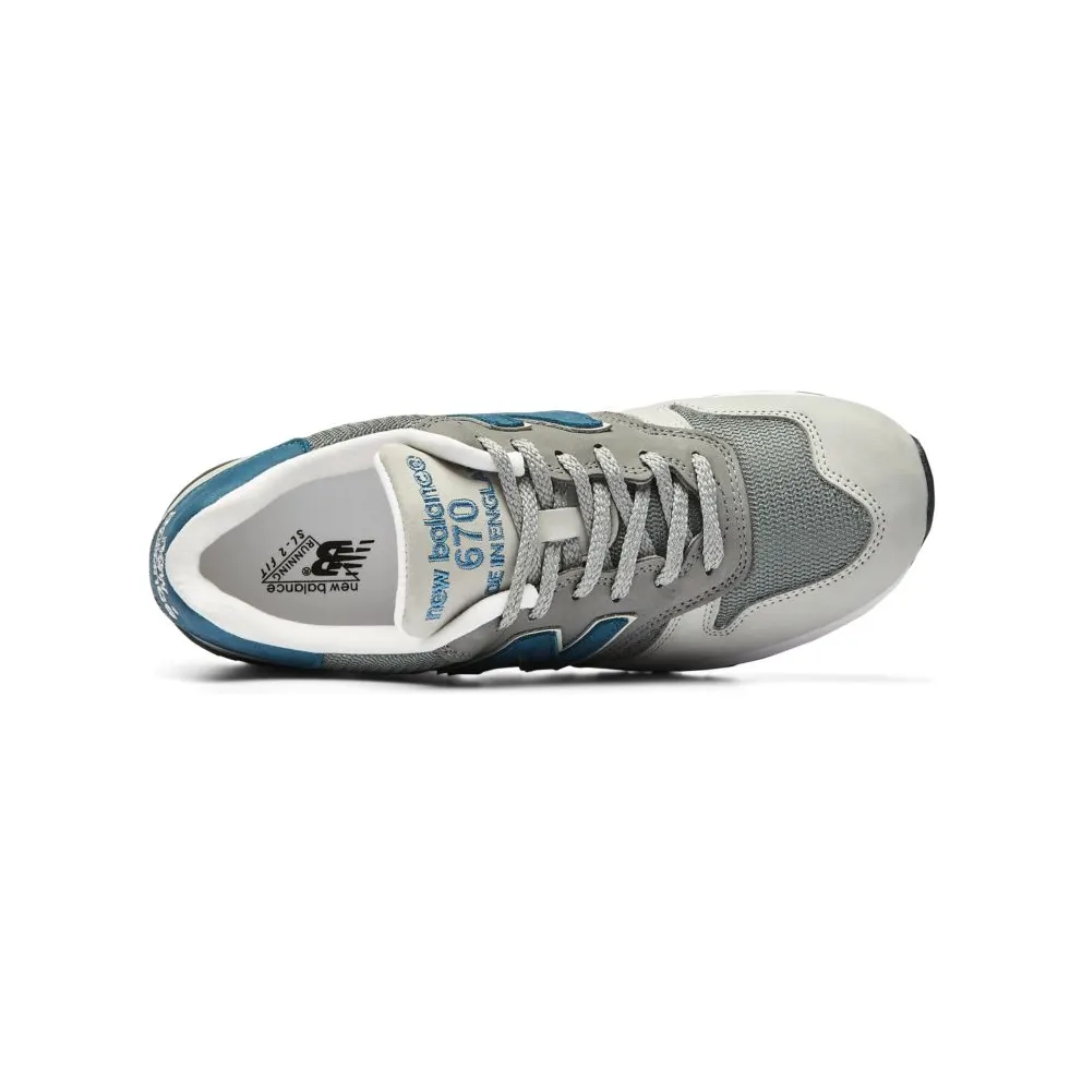 New Balance M670 BSG (Made in UK) Grey / Blue (M670BSG)