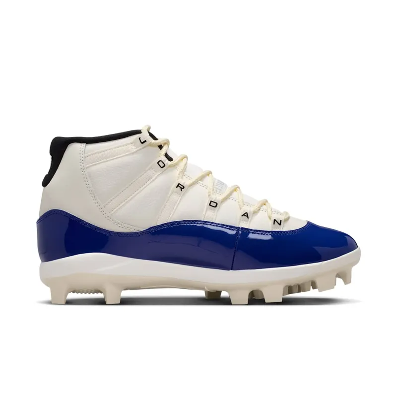 Air Jordan Eleven Mid Sail / Deep Royal Blue / Fire Red (HM7326-100)