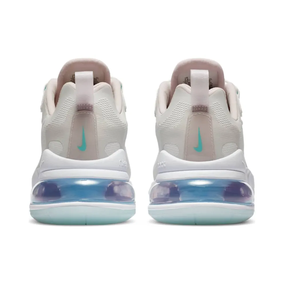 Nike Air Max 270 Reac Summit White Bleached Aqua (W) Summit White/Bleached Aqua-Light Violet-Sail (CK6929-100)