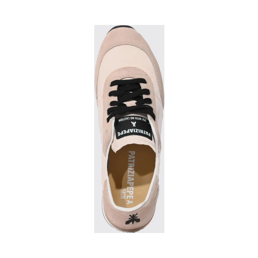 Patrizia Pepe Skin ’93 in Suede and Nylon Pink (2Z0054V040F301)