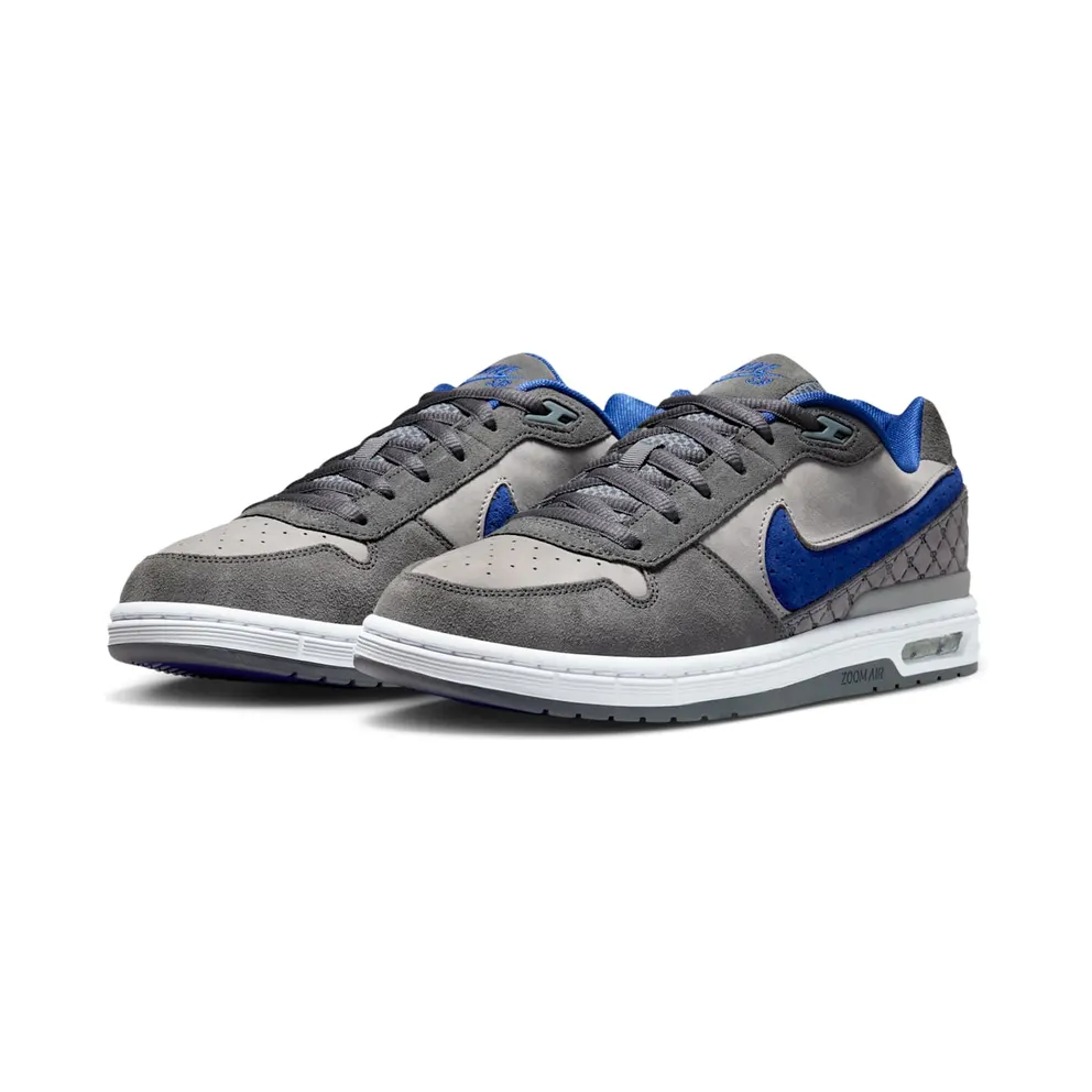 Nike SB Paul Rodriguez Zoom Air Low – “Flint Grey / Flint Grey / Medium Grey / Deep Royal Blue” (IU7835-001)
