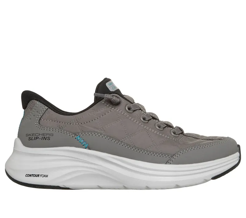 Skechers Slip-ins: Contour Foam – Cozy Fit Sneaker Houtskool/Black
