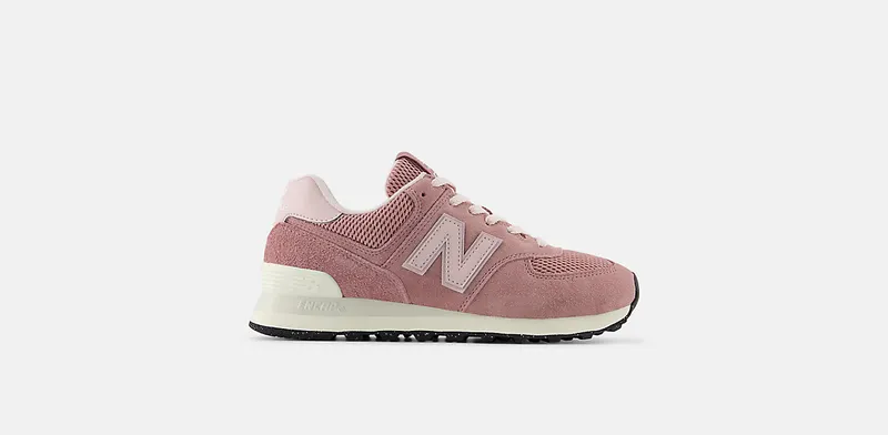 New Balance 574 Alpha Pink/ 102 White (W57424E)