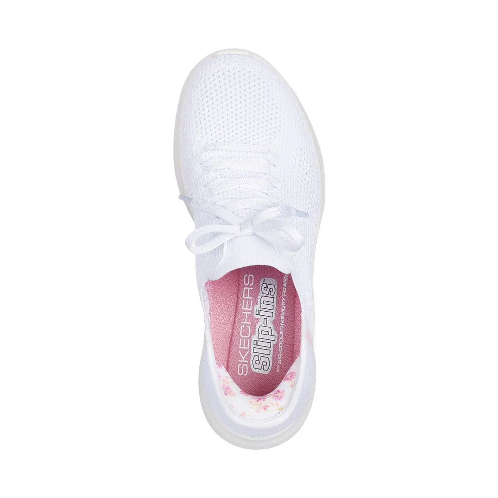 Skechers Slip-ins: Ultra Flex 3.0 Morning Blossom White “White” (150441 Wht) (150441WHT)