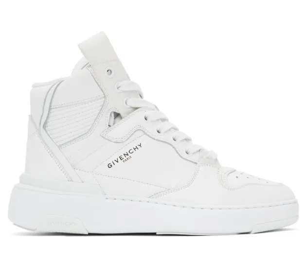Givenchy White Wing Mid Sneakers (BE000VE0L9)