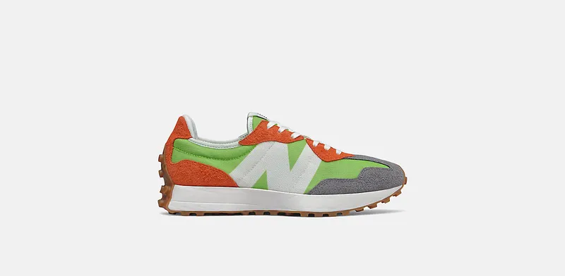 New Balance 327 Lime Green Red Grey (2020) (MS327SFA)